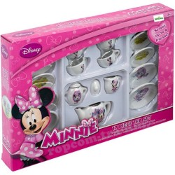 Minnie Mouse Porcelianinis  arbatos puodelių rinkinys 17 elementų
