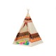 Žaidimų palapinė "Tipi" su 60 margaspalvių kamuoliukų