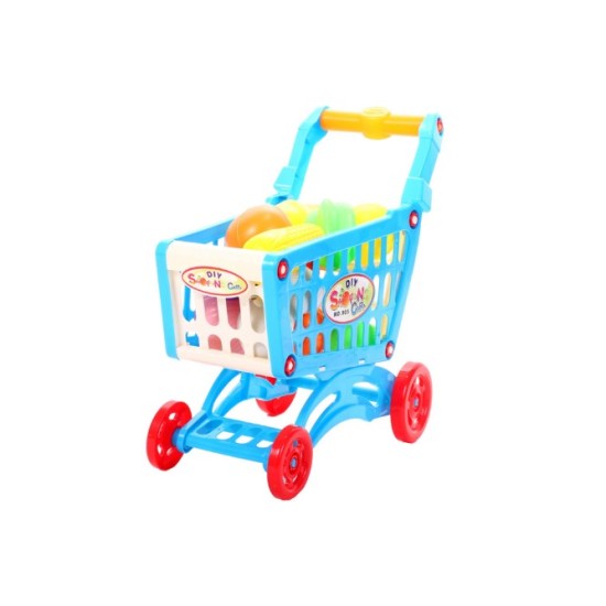 Žaislinis pirkinių vežimėlis su pirkiniais "Shopping"