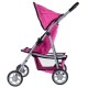 Lėlių vežimėlis-skėtukas HOT PINK 54.5cm.