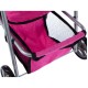 Lėlių vežimėlis-skėtukas HOT PINK 54.5cm.