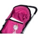 Lėlių vežimėlis-skėtukas HOT PINK 54.5cm.