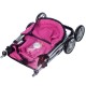 Lėlių vežimėlis-skėtukas HOT PINK 54.5cm.