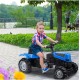 Pedalais minamas vaikiškas traktorius  XXL, mėlynas