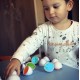 Montessori Edukacinis žaidimas - dėlionė kiaušiniai, 12 vnt.