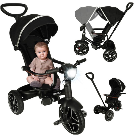 Vaikiškas triratukas "Trike Fix Elite, 2in1 juodas